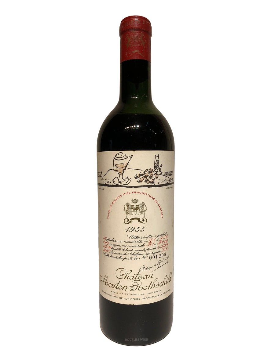 Château Mouton Rothschild 1955 (RP97) - Double S Wine 